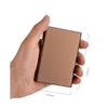 EASTNIGHTS RFID Credit Card Holder Metal Wallet Stainless Steel Credit Card Protector Case Business Card Holder for Men or Women