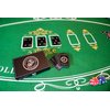 Marine Corps Playing Cards and Dice Set – Black Leather Keepsake Box, Playing Cards with USMC Rank Insignia, EGA Dice