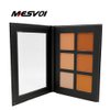Mesvol 6 Color Contour Powder Kit Foundation Palette Contouring Makeup Kit Highlight Dramatically Sculpt Enhance Features (Deep)