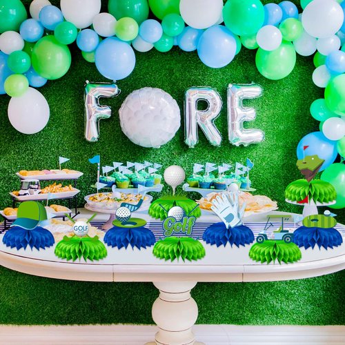 9 Pcs Golf Centerpieces Golf Party Decorations Golf Table Decorations Golf Birthday Party Decorations Golf Party Supplies