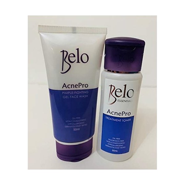 Belo Acne Pro Gel Face Wash and Toner Combo