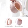 OOCOME Chamber Pot Bedpan Urinal Bottle Urine Pots Potty Pee Bucket Bedside Urinal with Lids to Prevent Odors, Suitable for Kids, Women and Men (Pink)