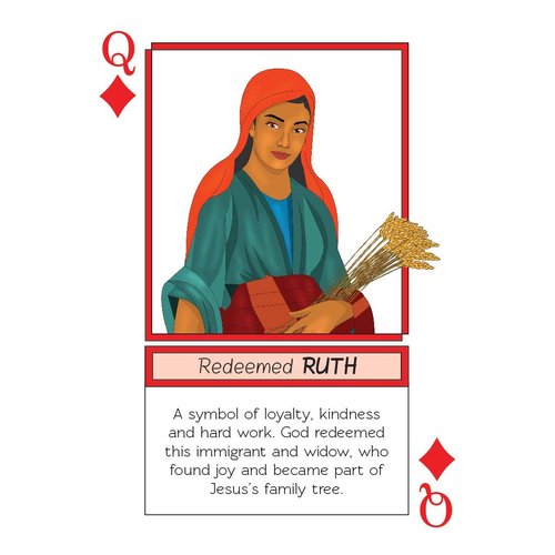 Kulture Games Playing Cards: Bible Legends - Diverse Bible Characters, Stories & Encouraging Bible Verses - Trivia Card Game - Christian Cards for Family Game Night - Christian Gifts