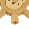 Itzy Ritzy - Ritzy Teether for Molars - Massages Sore Gums & Reaches Back Molars - Silicone Baby Teething Toy with Multiple Textures & Flexible Design - Teething Relief for 3 Months & Up (Lion)