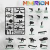 HIMIRICH 38 Pcs WW2 Military Weapons Pack Soldier Style Weapon Accessories, Army Gun Sets Toys Compatible with Classic Building Blocks for Children Age 6 to 15 Years