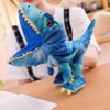 HooYiiok Plush Dinosaur Hand Puppets,Dinosaur Stuffed Animal Cute Soft Plush Toy Great Birthday Gift for Kids 11 inches Open Movable Mouth for Creative Role Play