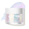 LANGMANNI Holographic Body Glitter Gel for Body, Face, Hair and Lip.Color Changing Glitter Gel Under Light. Vegan & Cruelty Free-1.35 oz (2# Sparkling Pink)