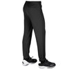 CHAMPRO Standard Performance Polyester Pull-up Baseball Pants, Black, Small