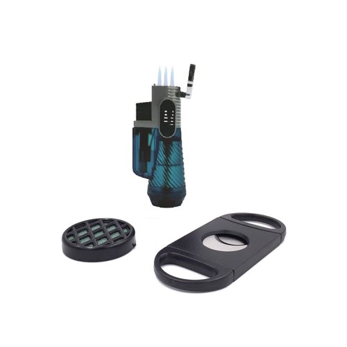 F.e.s.s. FESS Golf Gift Set Mini Golf Bag Humidor with Humidifier and Cutter