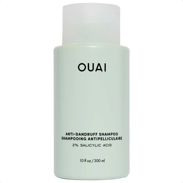 OUAI Anti Dandruff Shampoo - Soothing Salicylic Acid Shampoo for Flaky, Dry and Itchy Scalp - Reduces Itching, Redness and Irritation - Sulfate Free Scalp Care (10 Fl Oz)