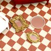 Miniature Dollhouse Mirror:1:12 Scale Miniatures Furniture Mirror European Baroque Frame Mini Wall Mirror for Dollhouse Decor,3 pcs/Set