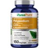 NusaPure Polypodium Nicotinamide 10:1 Extract, 240 mg Equivalent to 2,400 mg per Veg Caps - 150 Count (Non-GMO, Soyfree, Bioperine)