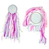 DIY Dream Catcher Kit Do It Yourself Craft kit for girls Creative Activity Birthday Party Favor Make Your own Diam 6.2"Pink Blush White Dreamcatcher