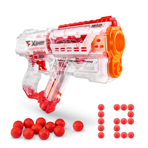 Chaos Faze Respawn (12 Dart Balls) by ZURU X Faze Clan, X-Shot Foam Dart Blaster, Toy Blaster, 100Ft/30, Toys for Kids, Teens, Adults