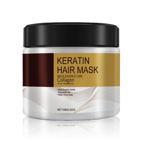 DAMUSI Collagen Hair Mask for Damaged Hair,Maca Collagen Mascarilla Para El Cabello,Deep Repair C...