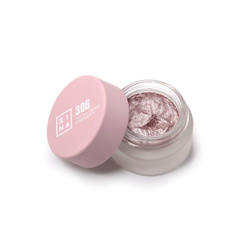 3INA MAKEUP - Vegan - Cruelty Free - The 24h Cream Eyeshadow 306 - Light Pink - 24H Longwearing & Waterproof Formula - Fast Drying Formula - Highly Pigmented - Matte and Shimmer Finish