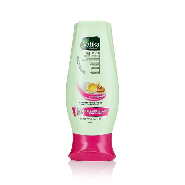 Dabur Natural Moisturizing Conditioner, 400ml (Egg, Honey), for All Hair Types