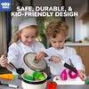 STEAM Life Kids Play Kitchen Accessories, Play Food Sets for Kids Kitchen, Kids Pots and Pans Set, Kitchen Toys, Toy Kitchen Accessories, Toy Kitchen Sets, Kids Kitchen Accessories, Cooking Set Kids