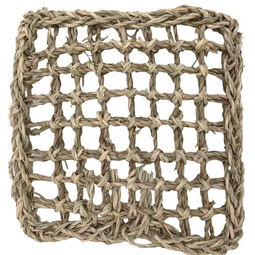 Bonka Bird Toys 1766 Seagrass Mat 7X7 Foraging Bird Toy Parrot Part Rabbit Part Natural Craft Part Animal Cage Bedding