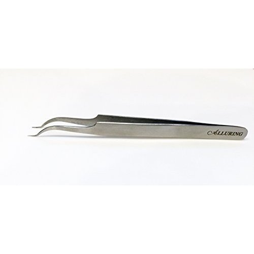 Alluring S Curved Tweezers for 3D 5D 6D Rusian Volume Lashes Eyelash Extensions