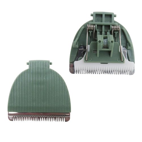 Qblahip New Replacement Blades Compatible with Meridian Body Trimmer, 2Pcs Replacement Trimmer Blades for Meridian Shaver Trimmer-Green