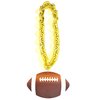 GZYSSL 9"Jumbo Sports Football Party Brown Beads Necklaces Football Sport Events Team Fan Chain Party Supplies