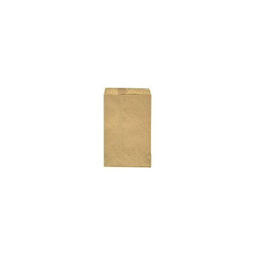 100 Pack Brown Kraft Paper Bags, 5" x 7.5" Inches, Good for Candy, Cookies, Doughnut, Crafts, Party Favor, Sandwich, Jewelry, Retail Shops, Merchandise- by RJ Displays
