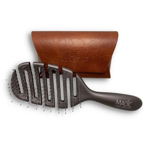 Magic Hair Brush |Professional Flexible Vented Hair Brush For Detangling (Copper)