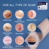 Silicone Scar Tape for Surgical Scars: Advanced Silicone Scar Sheets - Reduces The Appearance of Scars from C-Section, Surgery, Burns, Keloid and Stitches - Made with Silicon and Collagen 4 x 150cm