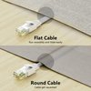 Jadaol Cat 6 Ethernet Cable 50 ft, Outdoor&Indoor 10Gbps Support Cat8 Cat7 Network, Flat Fast Speed RJ45 Internet LAN Computer Solid Patch Cord with Clips for Router, Modem, PS4/5, Xbox, Gaming, White