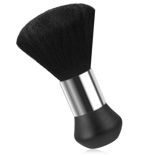 Neck Duster Brush, 1 Pieces Barber Brush Barber Supplies Clipper Brushes for Cleaning, Nail Dust Brush Barber Duster Powder Brush Professional Hair Cutting Brush for Brushing off Hair Neckline Ears