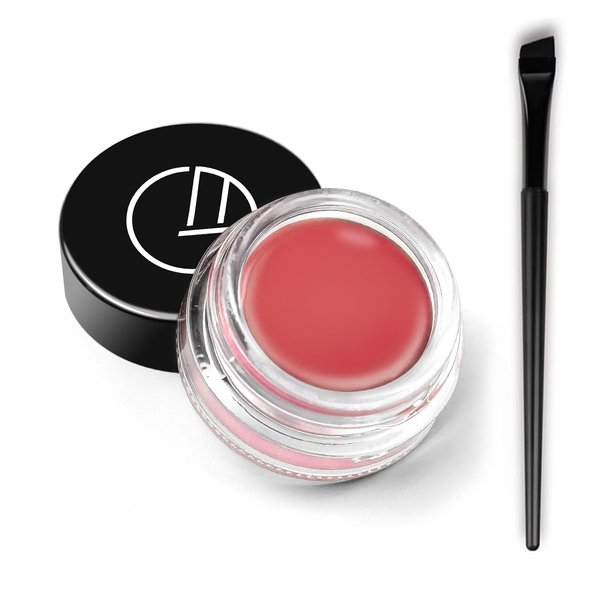 GOOD MOTHER Eyeliner Gel Set,Long Lasting Waterproof Gel Eyeliner With 5.51 IN Long Eyeliner Brush,High-Intensity Pigments Smudge-Proof Eye Liner Makeup Creamy Eyeliner Gel 5G-Rose Red