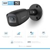Amcrest Full HD 1080P 1920TVL Bullet Outdoor Security Camera (Quadbrid 4in1 HD-CVI/TVI/AHD/Analog), 2MP 1920x1080, 129° FOV, Black AMC1081BC28-B-V4