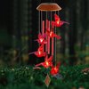 Cardinal Wind Chimes for Outside Mother Gift Red Cardinal Gifts for Women Cardinal Memorial Gifts for Mom Solar Cardinal Wind Chimes Lights Cardinal Gifts for Loss of Loved One Garden Cardinal Decor