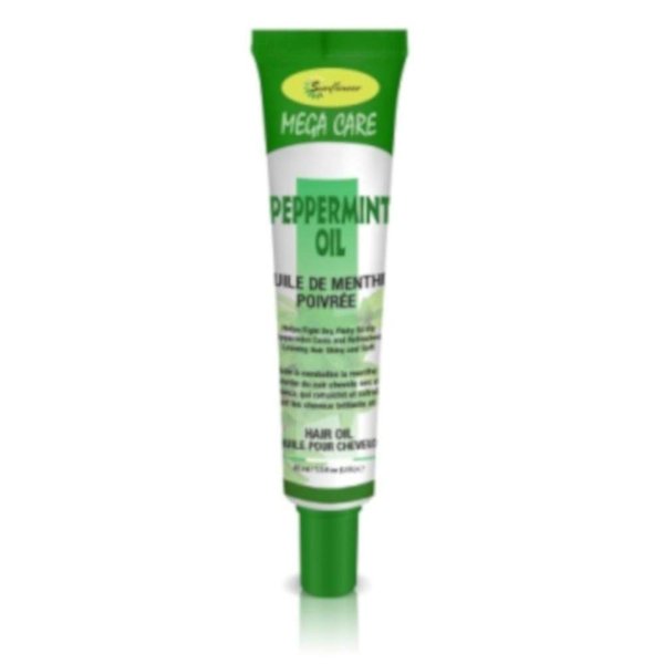 Difeel Mega Care Tube Hair Oil - Peppermint Oil 1.4 ounce (2-PACK)