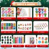 BenLouis Christmas School Stationery Set Party Favors Xmas Classroom Gift Prizes Bulk for Students Kids Holiday Stockings Pinata Filler Christmas School Goodie Bag Stuffers Decor（24set Gingerbread）