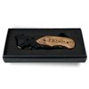 Personalized Engraved Pocket Knife With 3.50 Inch Black Blade With Gift Box