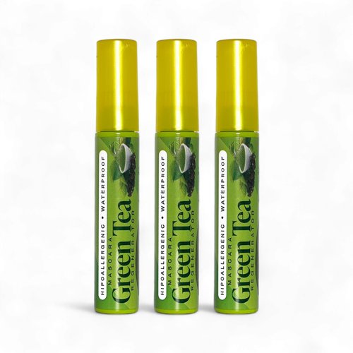 Clevone | Mascara Green Tea | Waterproof | Regenerator | High Volume | 3D Effect | | Hypoallergenic | 3 PACK