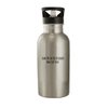 Molandra Products Look Me In The Eyeliner And Say That - Stainless Steel 20oz Water Bottle, Silver