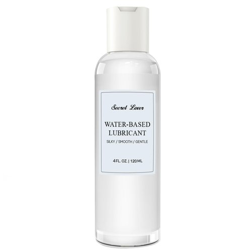 Secret Lover Water-Based Personal Lubricant, Portable Silky Smooth Long-Lasting Lube for Women, Men, and Couples, Natural Ingredients Non-Staining, Toy Friendly, Condom Safe, 4 Fl Oz