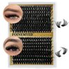 Fluffy Lash Extensions 288 Pcs Individual Mink Eyelashes Lash Cluster Wispy Cluster Lashes 9-16MM Eyelash Extensions 80D+100D by FOINEMYED