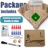 Baseball Board Game, Oak Made Leisure Game for Sport Battle Table Game for Family Party Holiday Coffee Travel Time Gameboard