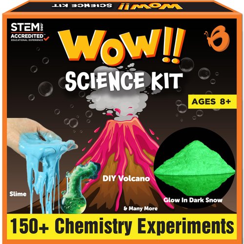 Butterfly Edufields 150+ Science Kits For Kids Age 8-9-10-11-12-13-14 | S.T.E.M Project for Boys & Girls |Science Experiments For kids 9-12 | Volcano Science Kit |Chemistry Set and Great Gift for Kids