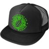 Koloa Surf Hawaiian Turtle High Profile Poly-Foam Trucker Hat-Black/Black/Green