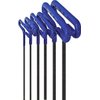 EKLIND 55166 Cushion Grip Hex T-Key allen wrench - 6pc set Metric MM sizes 2-6 (6In shaft)