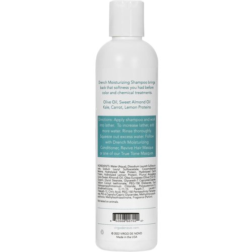 Virgo de Novo - Drench Moisturizing Shampoo For Dry, Color Treated, Damaged Hair