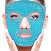 ZNÖCUETÖD Cold Face Eye Mask Ice Pack Reduce Face Puff, Dark Circles, Gel Beads Hot Heat Cold Compress Pack, Face SPA for Woman Sleeping, Pressure, Headaches, Skin Care, Post Laser Care[Blue]