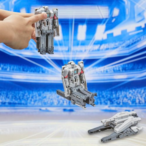 Transformers: One Cog Changer Megatron (D-16) 4-Inch Robot Action Figure, Interactive Toys for Boys and Girls Ages 6 and Up