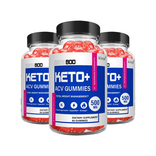 kivus Keto BOD Gummies - Keto BOD Keto Apple Cider Vinegar Gummies (3 Pack, 180 Gummies)