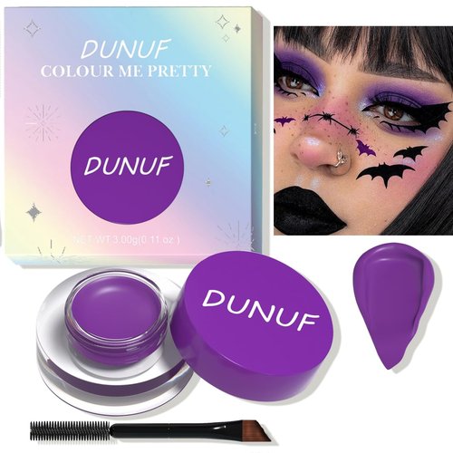 BEUKING Body Painting & Eye Shadow Lip Tint Halloween Festival Daily Body Decorations & Mini Face Painting High Pigment Waterproof Lip Gloss Multi-function Body Lip Cheek Paint Makeup Cream (D121)